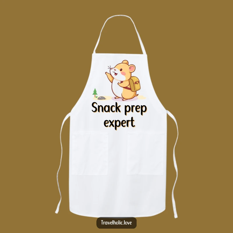 Funny Hamster Adventure Apron: Explorer Chef Wear, Practical Funny Gift