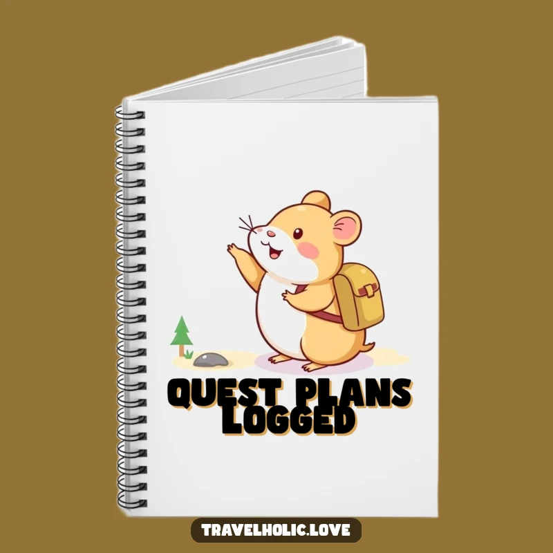Funny Hamster Adventure Notebook: Explorer Hamster Journal, Ideal Funny Gift