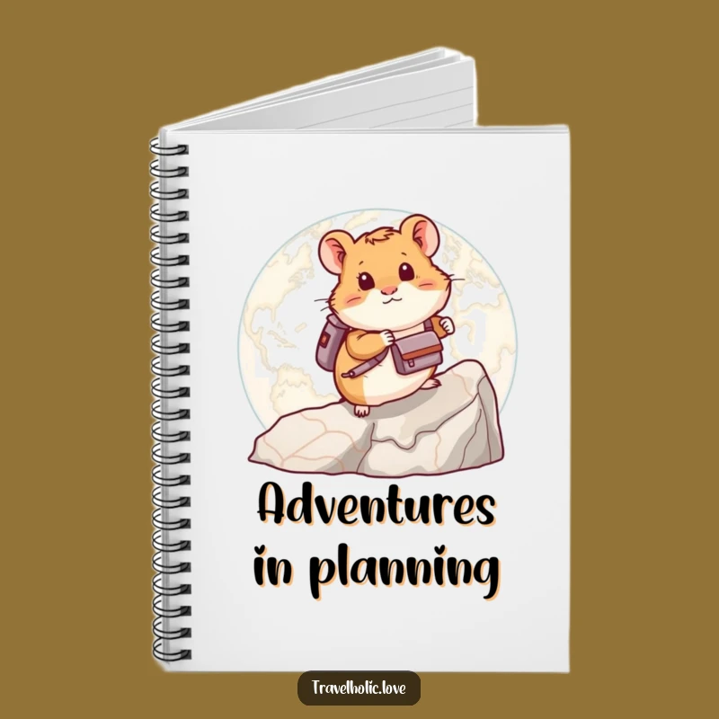 Funny Hamster Map Notebook: Plan Your Adventures with Cute Humor